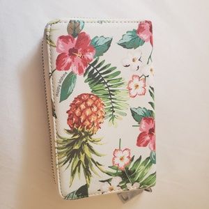 Happy Wahine Tropical Hawaiian Palm Wallet